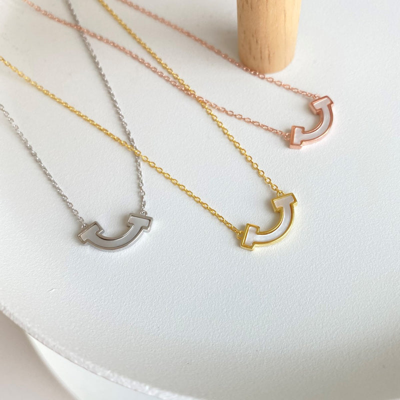 U-Shaped Charm Necklace