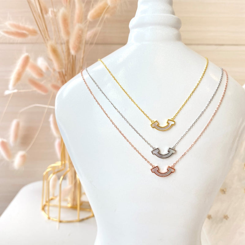 U-Shaped Charm Necklace