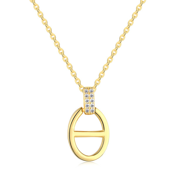 Golden Harmony Pendant Necklace