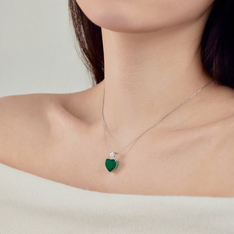 Emerald Heart Majesty Necklace