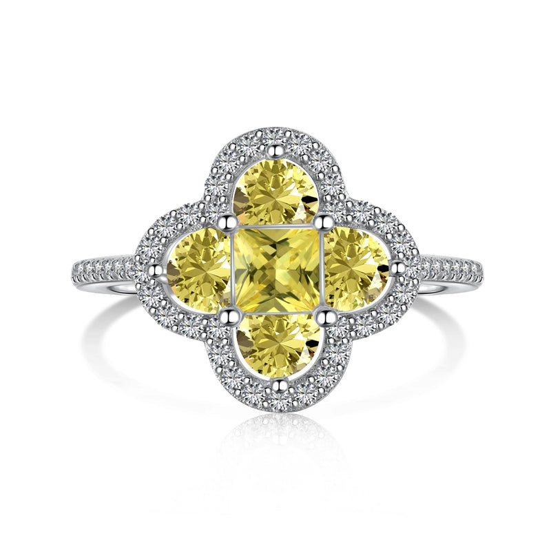 Luminous Square Cluster Ring