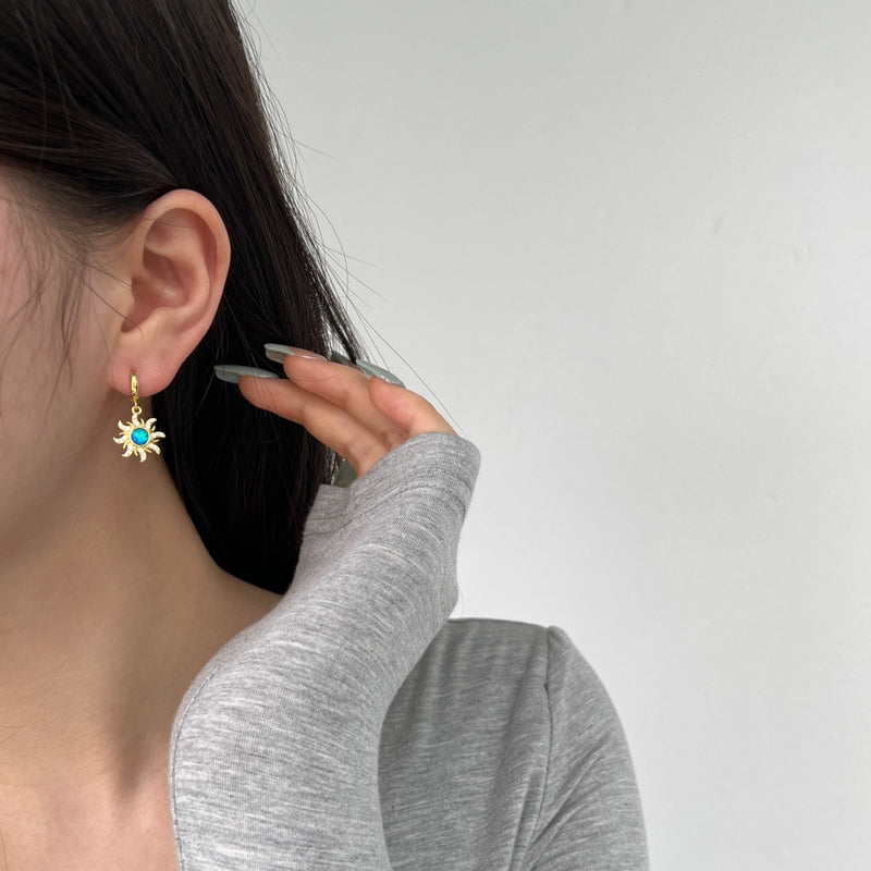 Sunlit Opal Radiance Earrings