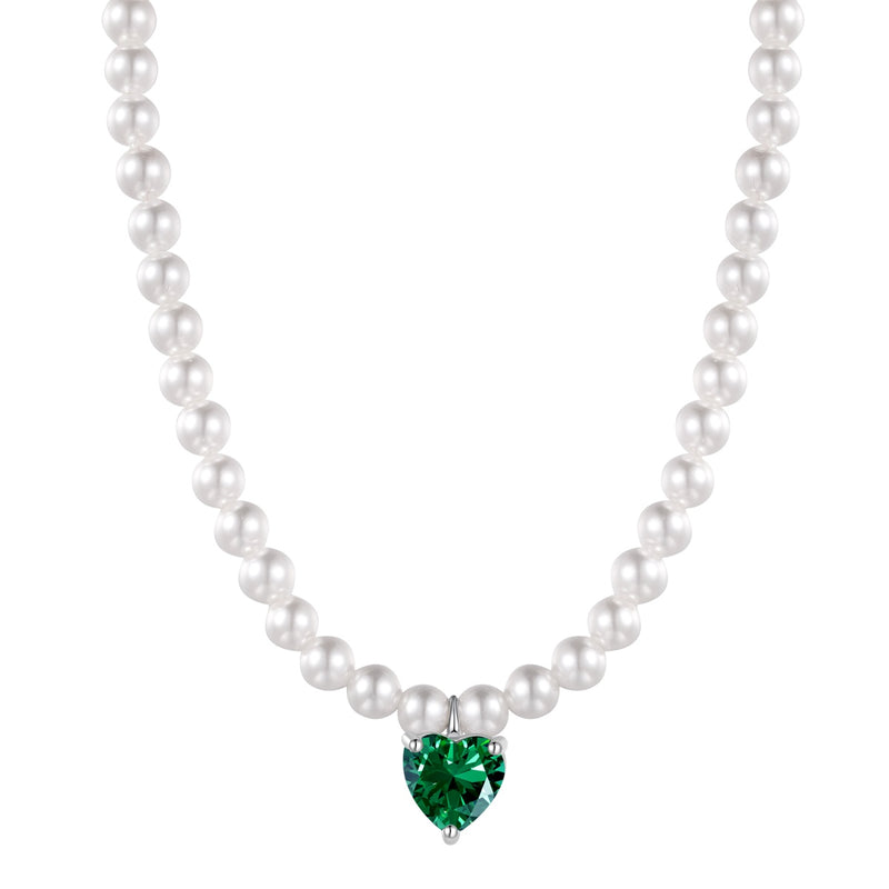 Pearl Heart Elegance Necklace