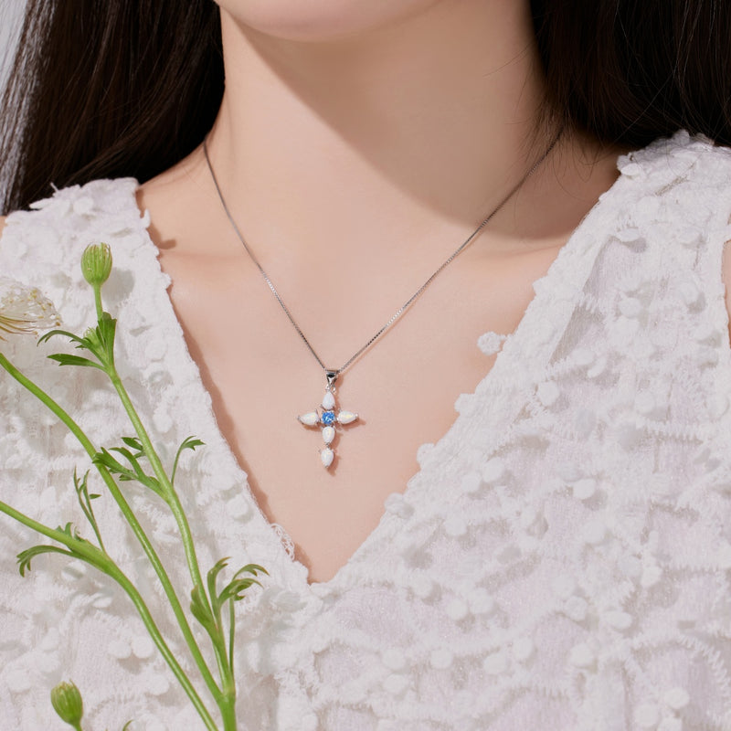 Celestial Cross Necklace