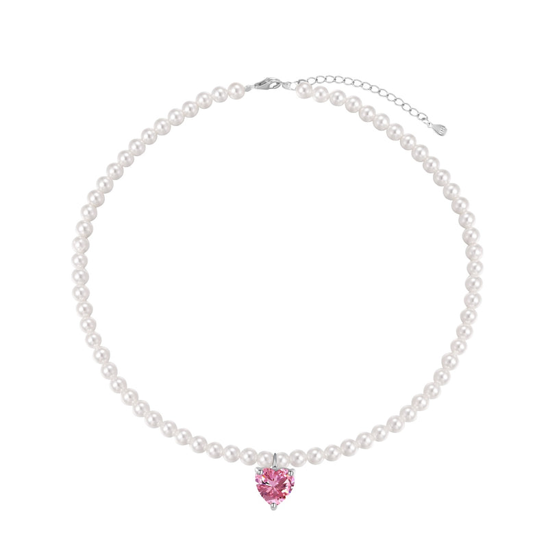 Pearl Heart Elegance Necklace