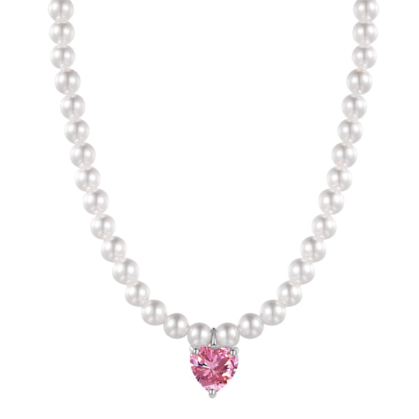 Pearl Heart Elegance Necklace