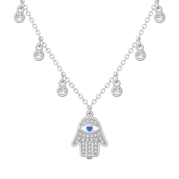 Celestial Hamsa Necklace