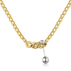 Golden Sphere Necklace