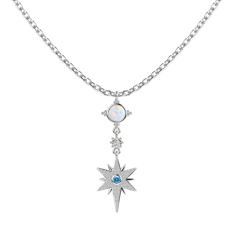 Celestial Star Opal Necklace