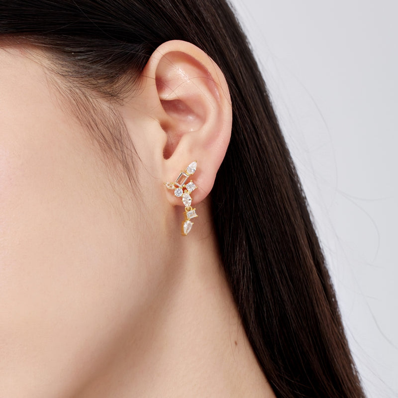 Stellar Radiance Drop Earrings