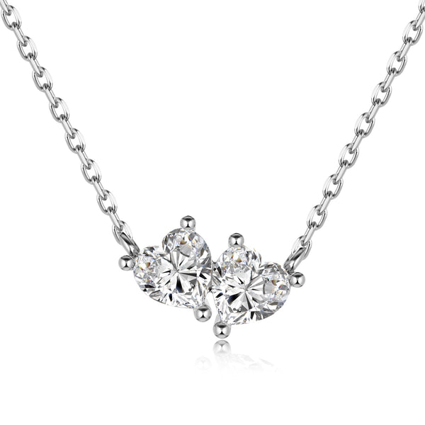 Twin Hearts Radiance Necklace