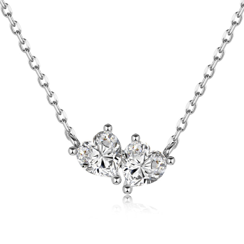 Twin Hearts Radiance Necklace