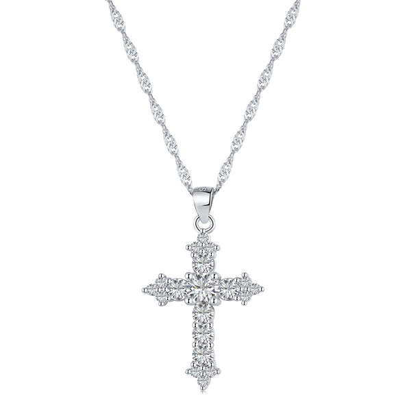 Golden Cross Spark Necklace