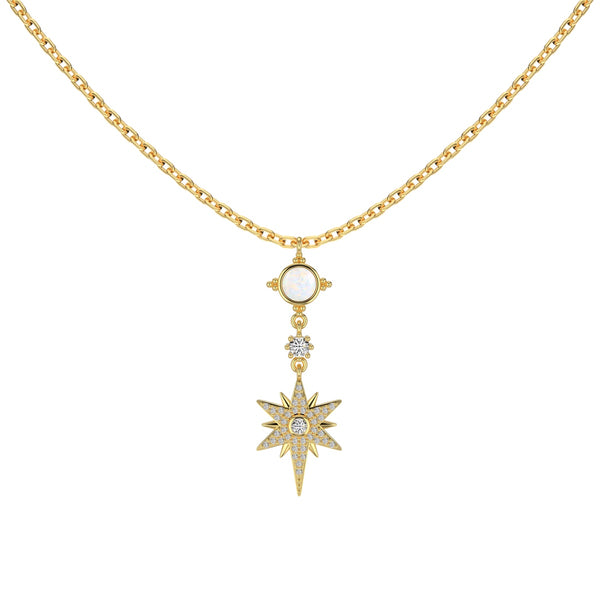 Celestial Star Opal Necklace