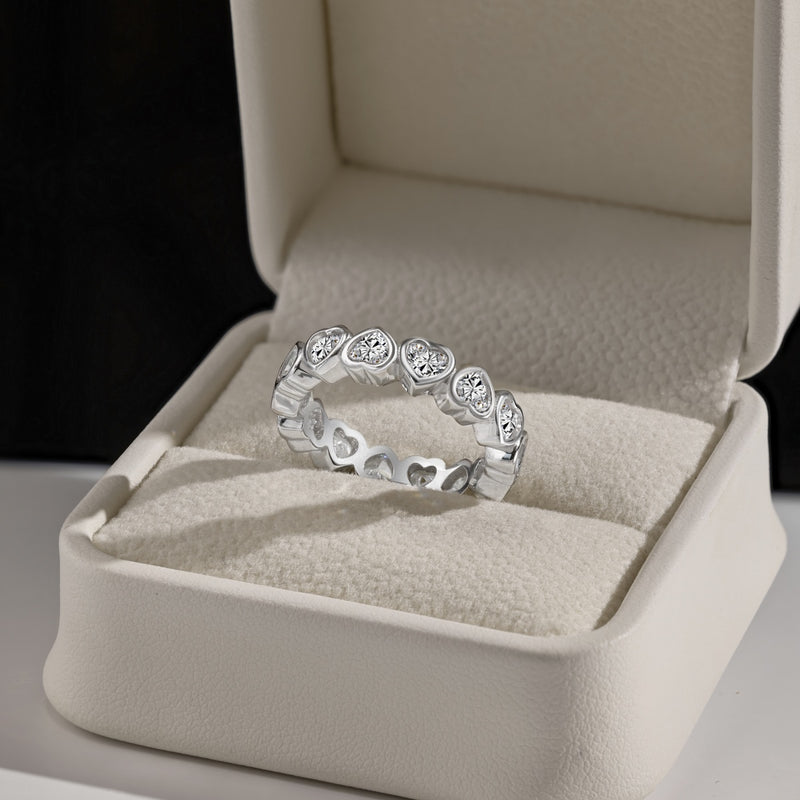 Heartfelt Eternity Ring