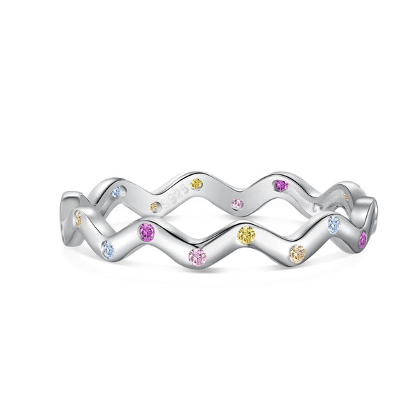 Wavy Spectrum Ring