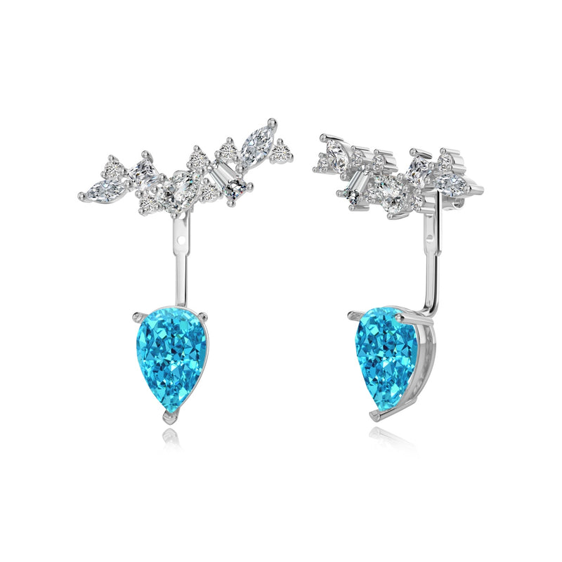 Radiant Pear-Cut Drop Earrings