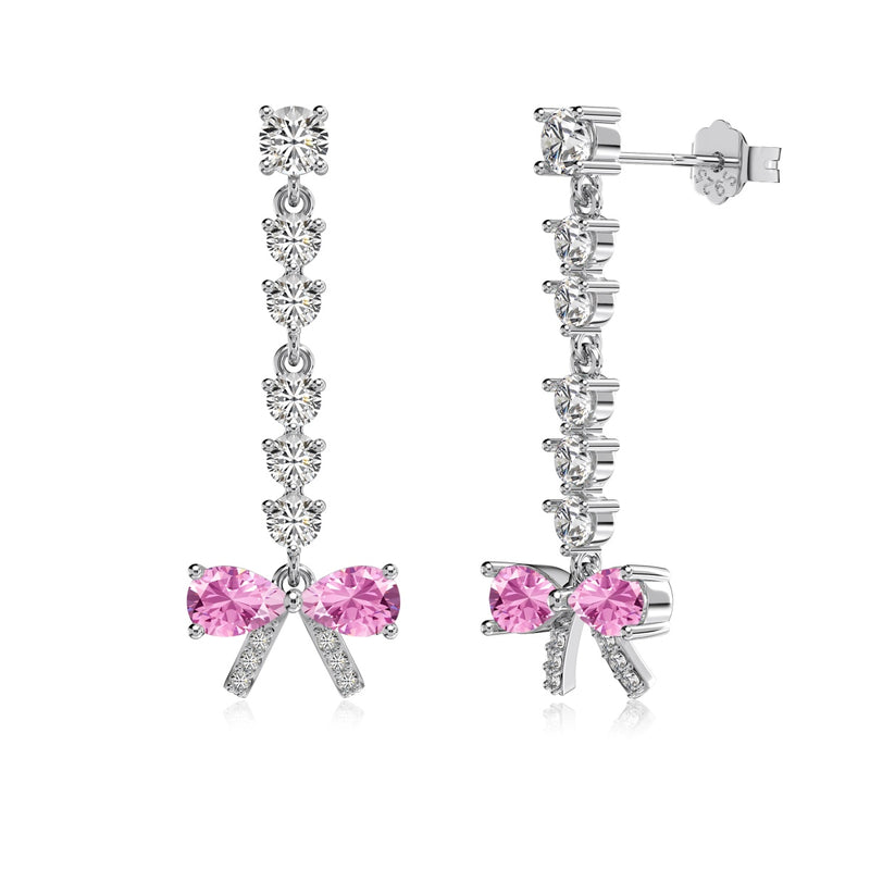 Bow Elegance Drop Earrings