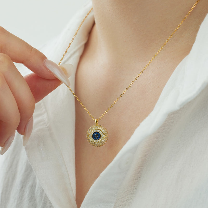 Evil Eye Spark Necklace