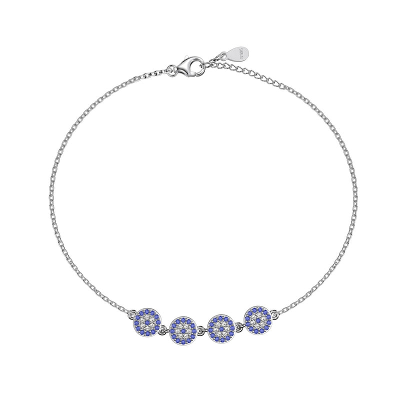 Blue Harmony Circle Bracelet