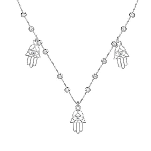 Hamsa Charm Necklace