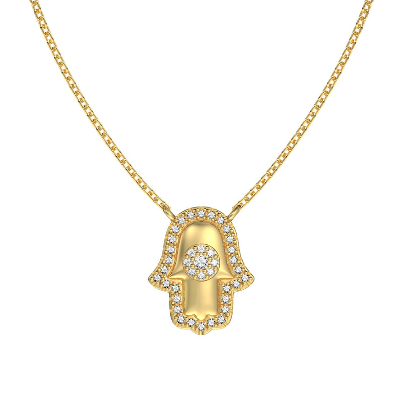 Celestial Hamsa Necklace