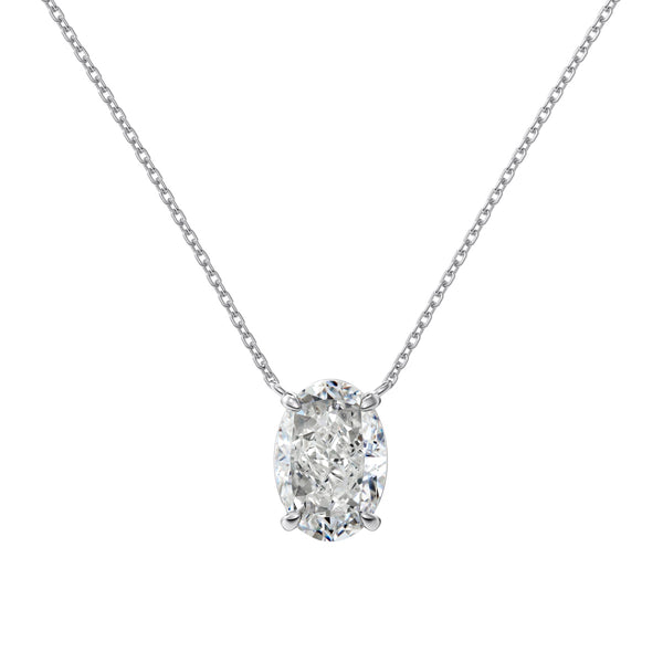 Luminous Oval Radiance Necklace