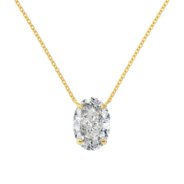 Luminous Oval Radiance Necklace