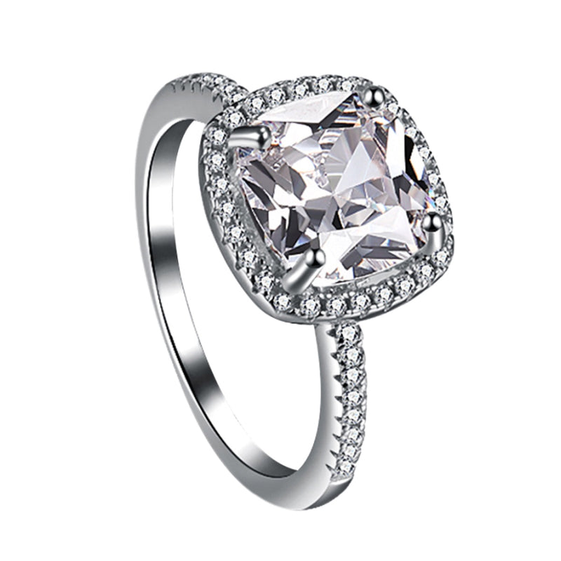 Luminous Cushion-Cut Solitaire Ring