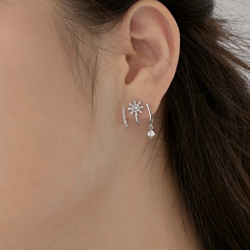 Stellar Snowflake Earrings