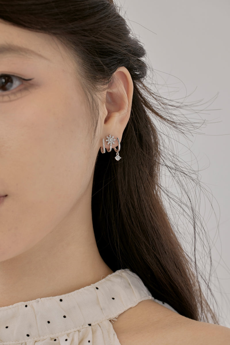 Stellar Snowflake Earrings