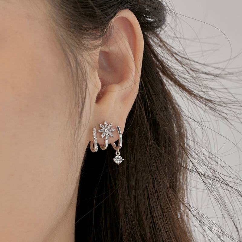 Stellar Snowflake Earrings