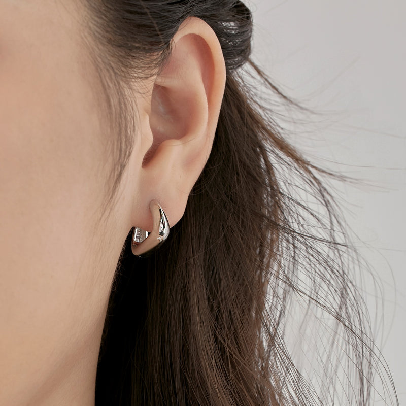 Geometric Elegance Hoop Earrings