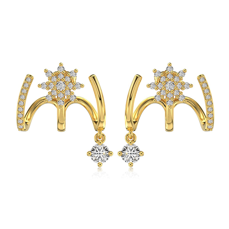 Stellar Snowflake Earrings