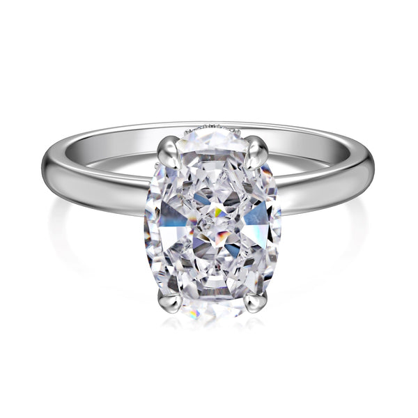 Solitaire Oval Shine Ring