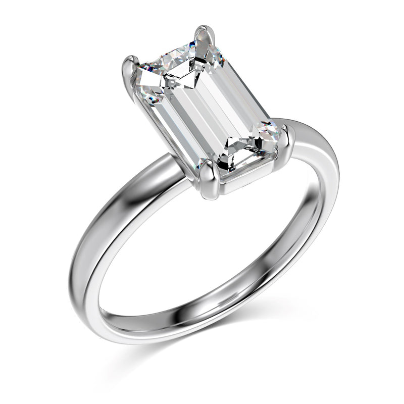 Elegance Emerald Cut Ring