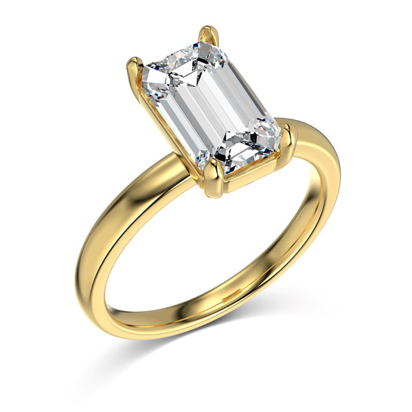 Elegance Emerald Cut Ring