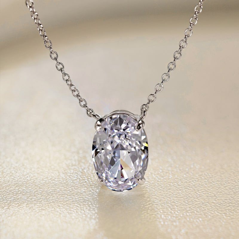 Luminous Oval Radiance Necklace