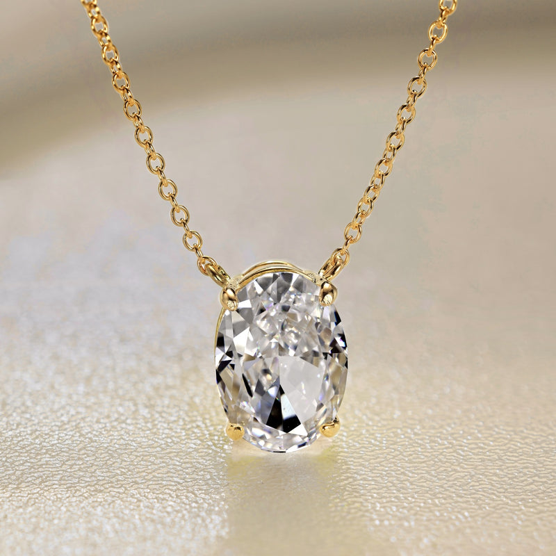 Luminous Oval Radiance Necklace