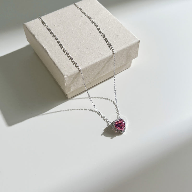 Blush Heart Radiance Necklace