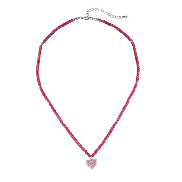 Ruby Heart Necklace