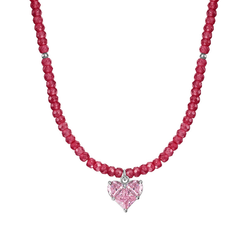 Ruby Heart Necklace