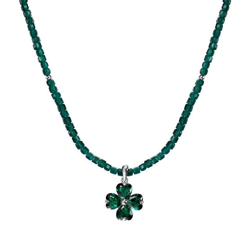 Emerald Blossom Necklace