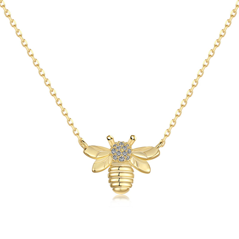 Honey Bee Charm Necklace