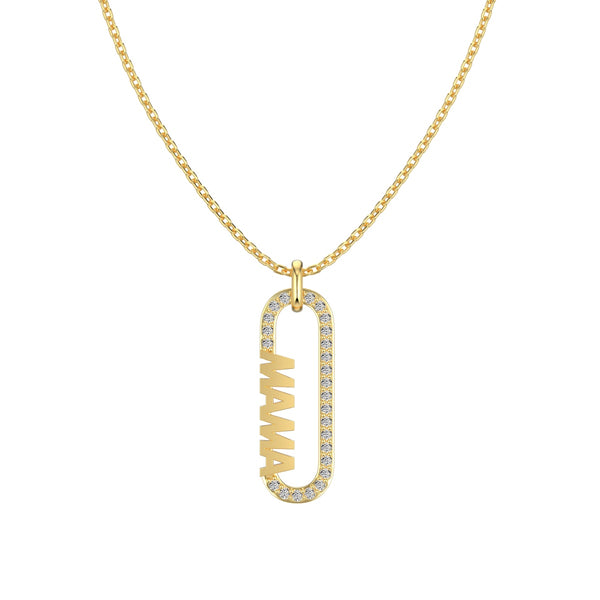 Golden Mama Charm Necklace