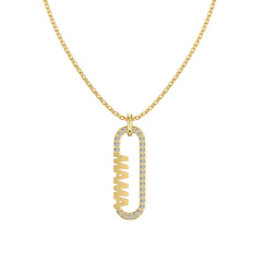 Golden Mama Charm Necklace