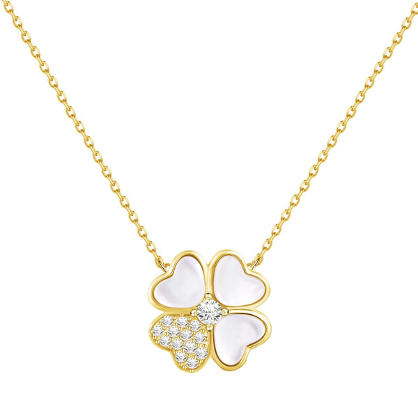 Clover Heart Necklace