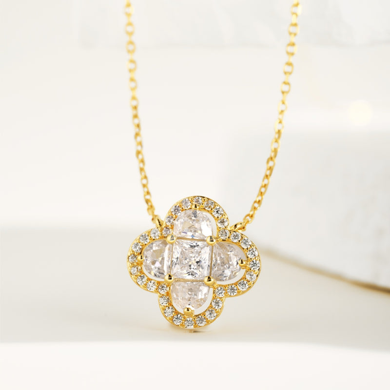 Radiant Clover Necklace