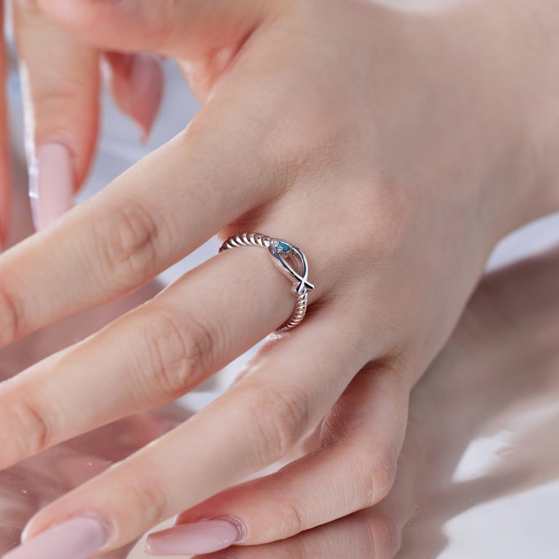 Ocean Whisper Turquoise Ring