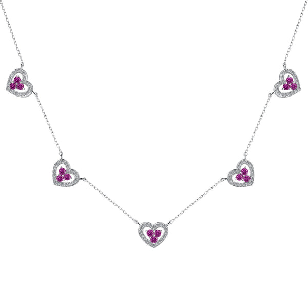 Radiant Hearts Necklace